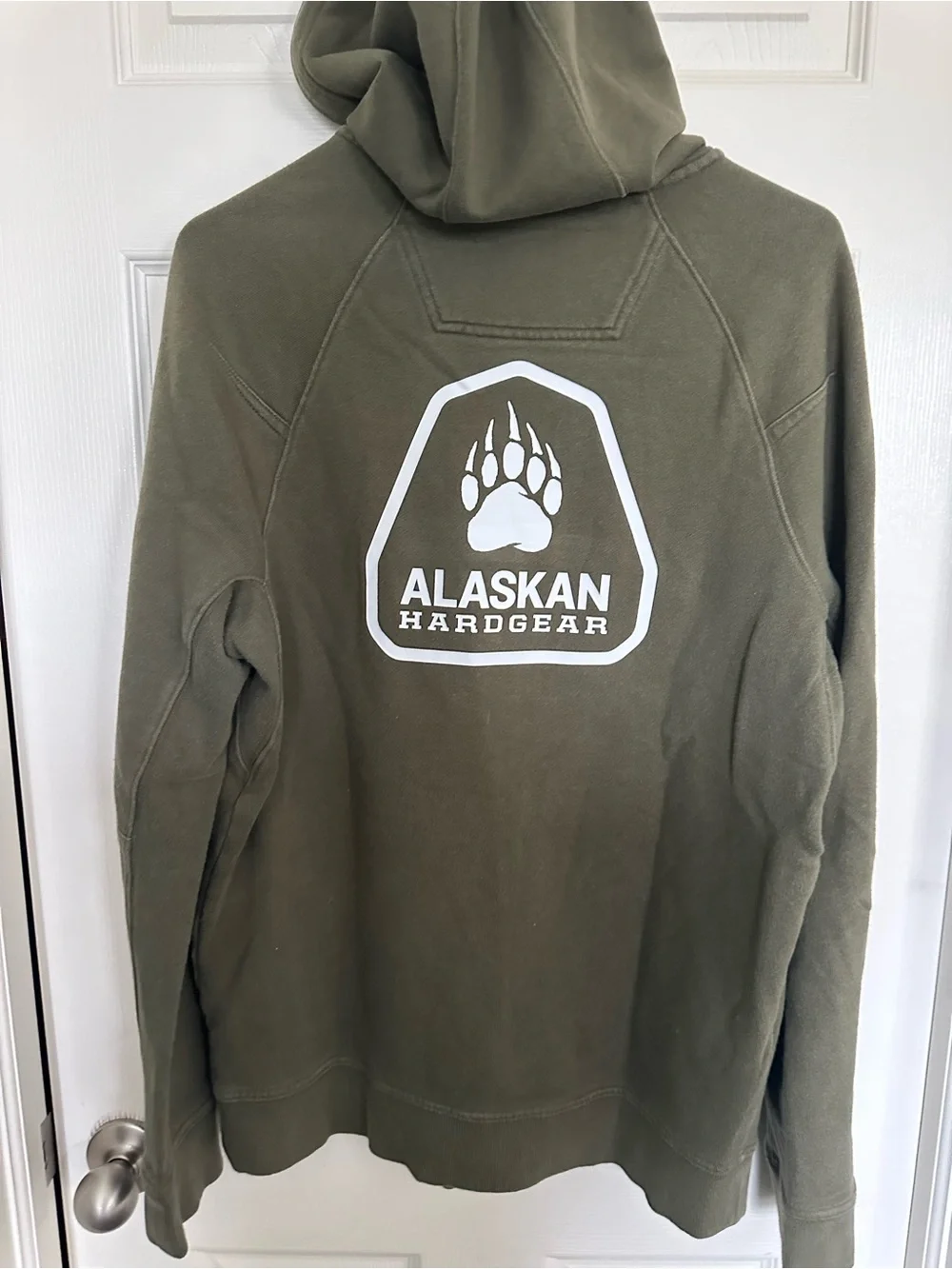 Alaskan Hardgear Olive Green Zip-Up Hoodie